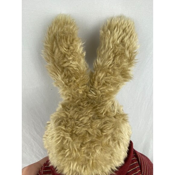 VTG Build-A-Bear Talking Curly Bunny Plush Straight Ears Golfer Outfit RARE - Picture 4 of 16